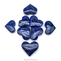 Hochwertige Natürliche Kristall-Lapis 4-5cm Herzen Polierte Kristall-Edelsteine Blaue Lapislazuli-Herzen zur Heimdekoration