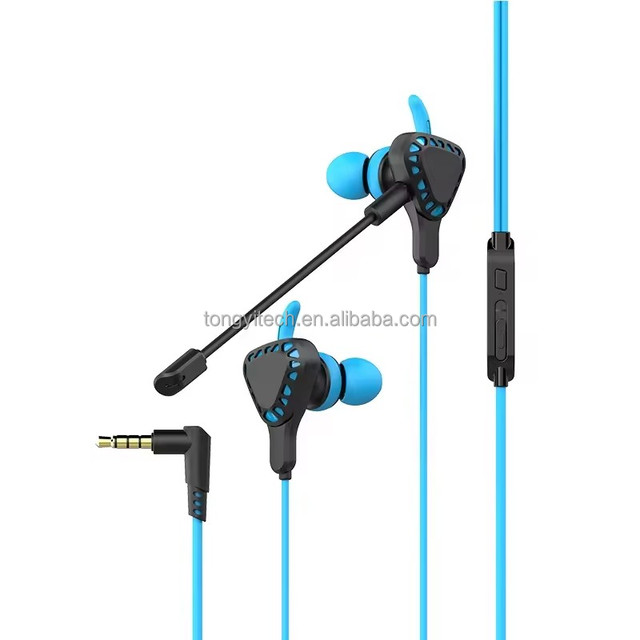 Wired Gaming Earbuds in Ear Headphones with Detachable Mic 35mm Jack Bass Stereo Earphones in Line Volume Control for PC Phone