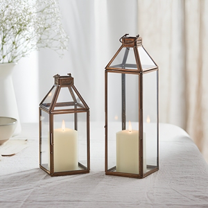 Latest Designs Antique <b>Brass</b> Metal Candle Holders Handmade Glass <b>Lanterns</b> for Home, Events and Wedding Decorations - Product Image 1