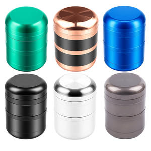 Broyeur à tabac manuel HERO modèle 6 couches, cylindrique, isolé, en aluminium, petit outil pour cigarettes - Product Image 2