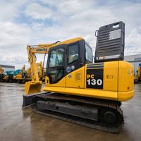 Excavadora Komatsu PC130 Modelo 2023 en Venta, Usada, Componentes Principales: Motor, Bomba y Transmisión Final, Fabricación Japonesa
