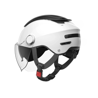 Casque de vélo à moteur électrique BI BEE demi-casquette de Baseball à visage ouvert conception Anti-UV sécurité réglable casque dur pour Scooter équitation