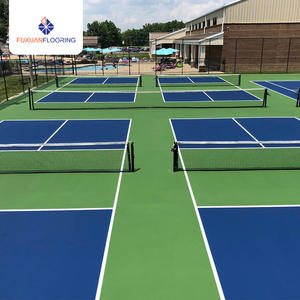Azulejos de suelo entrelazados de material TPE respetuosos con el medio ambiente, superficie de deporte al aire libre antiarañazos para canchas de tenis/Pickleball, gimnasios escolares - Product Image 5