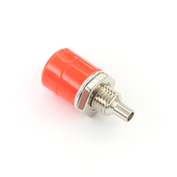 Prise banane haute fiabilité prise femelle 4MM 30VAC-60VDC prise nickelée Max 24A rouge noir fiche banane pour Audio