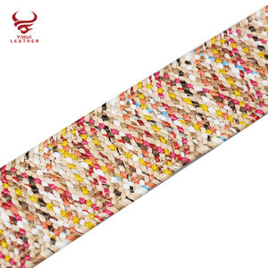 Mode dame tressé élastique force bohème <span class=keywords><strong>ceinture</strong></span> femmes robe <span class=keywords><strong>raphia</strong></span> <span class=keywords><strong>ceinture</strong></span> été Boho rotin boucle PP paille <span class=keywords><strong>ceinture</strong></span> pour les filles - Product Image 4