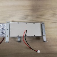 Luz Estroboscópica de Advertencia Cuadrada LED de Alto Brillo, Luz Intermitente Roja y Azul para Caseta de Seguridad, Ambulancia