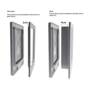Porta di Sicurezza <span class=keywords><strong>per</strong></span> Animali Domestici con Telaio in Plastica Resistente, Accesso Bidirezionale, Facile Installazione, <span class=keywords><strong>per</strong></span> <span class=keywords><strong>Gatti</strong></span> e Cani di Piccola Taglia, Accessori <span class=keywords><strong>per</strong></span> Interni - Product Image 5