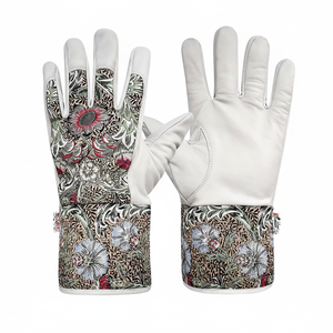 ถุงมือทำงานหนังวัวกันหนามสำหรับเด็กผู้ชายถุงมือป้องกันความปลอดภัยสำหรับช่าง - Product Image 1