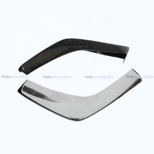 Pour Mitsubishi Lancer Evolution X EVO 10 CZ4A 2008-2016, lèvre de pare-chocs avant, séparateur, couvercle et garnitures de canards en fibre de carbone véritable style VTX - Product Image 4