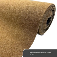 Tapis de porte en polyester uni GHT, vente en gros d'usine, pour escalier, chambre, atelier, entrepôt, usage industriel