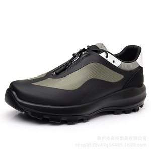 Soft Mesh Upper Breathable Comfortable Closed Toe Rubber Outsole Outdoor Shoes Men's Lightweight Hiking Shoes - Product Image 6