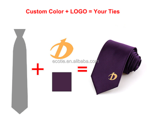 ربطات عنق رجالية مصنوعة يدويًا من البوليستر الصلب، بشعار وألوان مخصصة، ربطات عنق شخصية للزي الرسمي بنمط مخطط - Product Image 3
