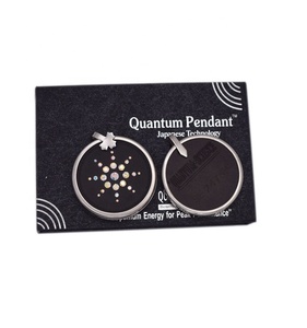 Oferta Especial: Colgante de Salud con Energía Cuántica y Protección Anti-EMF, Diseño Clásico de Girasol de Lava con Marco de Acero Inoxidable, para Uso Diario - Product Image 1