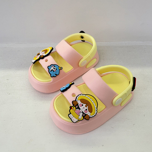 Nouvelle collection 2025 : Sandales de princesse pour filles avec nœud, sabots d'été pour enfants, pantoufles inspirées des dessins animés, vente en gros - Product Image 3