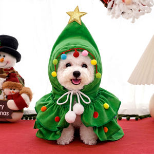 Wholesale SORADD Custom Cosplay <b>Dog</b> Santa Claus <b>Dress</b> Pet Cats Puppies Sustainable Cotton Winter Vest Customizable Color & Logo - Product Image 1