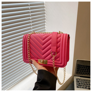 Borsa a tracolla da donna 2026 estiva alla moda tinta unita casual impermeabile con cerniera facile da abbinare pratica piccola quadrata per il pendolarismo - Product Image 4