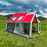 Nueva Carpa Inflable para Acampar al Aire Libre, Carpa Multiusos Portátil Resistente al Agua con Ventanas