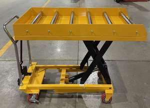 Elektrische Schaar <span class=keywords><strong>Lift</strong></span> Voor Mobiel Werk Opvouwbare Heftafel Met Infraroodstralen 500Kg Aangepast Product Magazijn Handtrolley - Product Image 5