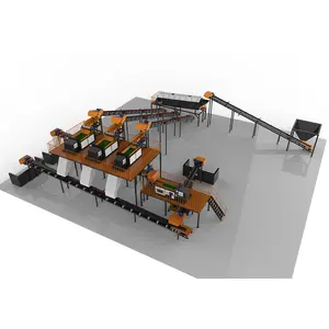 TOFON EP The MSW sorting equipment uses a variety sorting means to rate of organic matter Garbage steel price