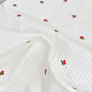 Mềm 100% cotton thêu Muslin nôi bong bóng chăn bé phẳng được trang bị nôi tấm cot giường bộ đồ giường đặt - Product Image 2