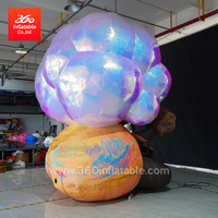 Muñeca gigante personalizada para niña, diseño personalizado inflable, mascota grande, publicidad de dibujos animados, muñeca Linda para niña, inflables con soplador de aire