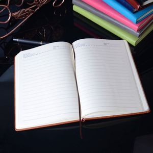 Cahiers personnalisés A5, carnet de notes en cuir rigide pour étudiants, journal, bloc-notes promotionnel, cahiers 200 pages - Product Image 4