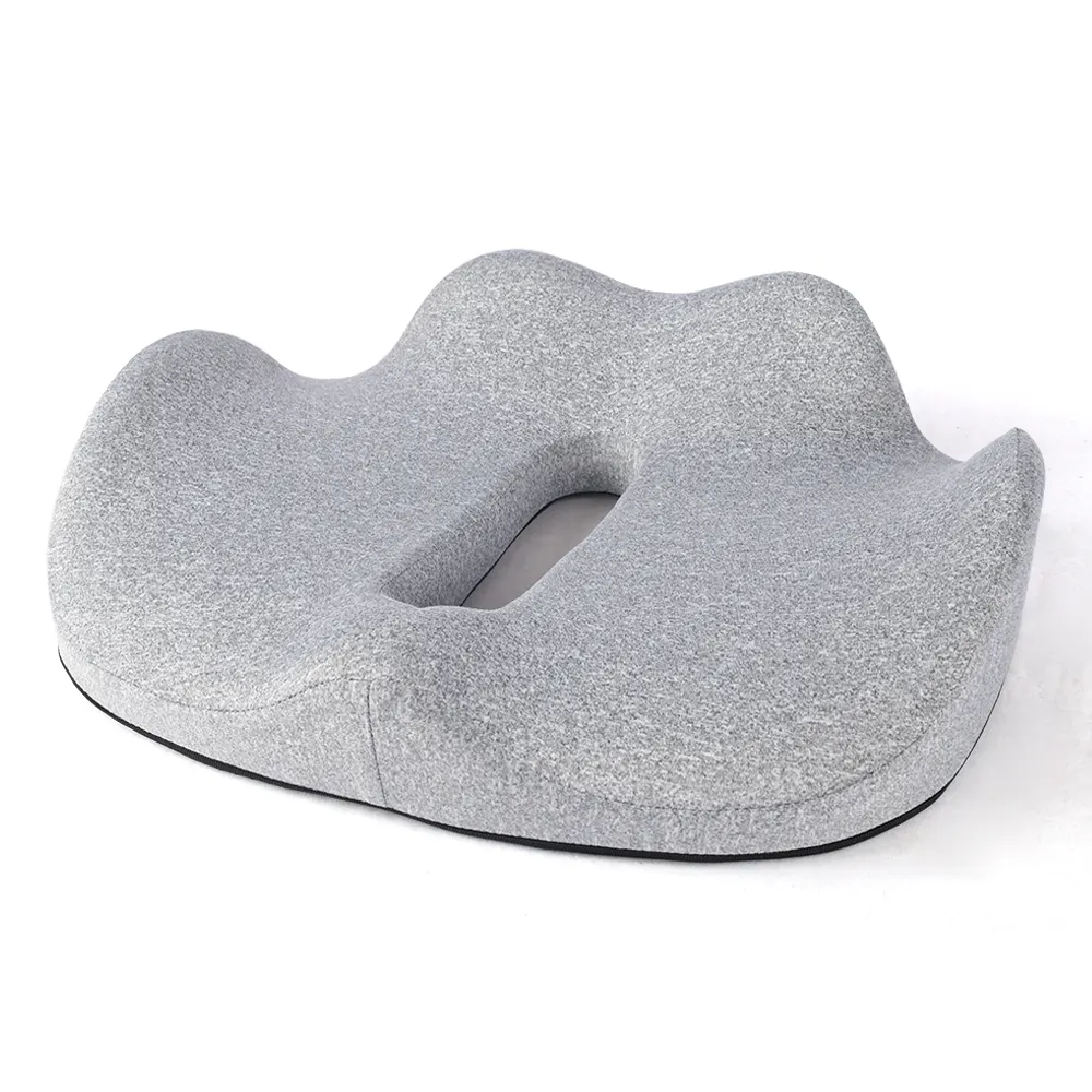 Ergonômico Confortável Design Dor Alívio almofada do assento cadeira de escritório Algodão Anti Slip Memória Espuma ortopédico Almofada Do Assento