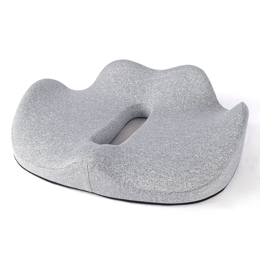 Ergonomic Comfortable Design Pain Relief seat cushion Office chair Cotton Anti Slip Memory Foam orthopedic Seat Cushion