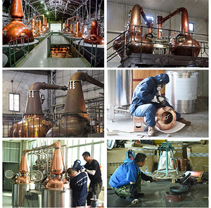 Alambic de 250L, équipement de distillation pour la fabrication d'alcool, de boissons et de vin, en acier inoxydable 304 et cuivre rouge - Product Image 5