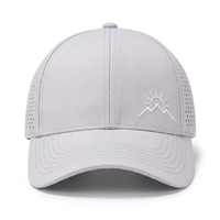 Gorras de Golf Personalizadas para Hombre, con Corte Láser, Perforadas, Impermeables, 3D, de 6 Paneles, con Cierre a Presión