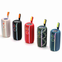Haut-parleur Subwoofer en Plastique Étanche Haute Puissance 5.3 pour Éclairage RGB V5.3 Audio Bidirectionnel Alimenté par Batterie 3600mAh Suspendu