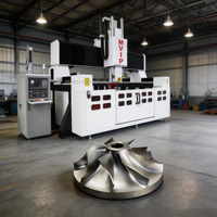 Grande machine de découpe CNC 5 axes pour mousse et bois, routeur de fraisage 3D robuste pour la fabrication de moules