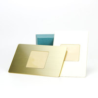 Tarjetas de Visita Inteligentes RFID NFC con Logotipo Impreso, Metálicas Doradas Personalizadas, Negras, Resistentes al Agua, Impresas con UV, 13.56MHz, Resistentes a la Intemperie