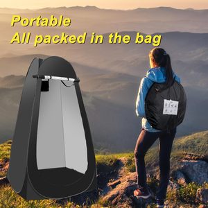 Tente de Douche/Toilettes Pliable Portable Quatre Saisons Imperméable à Ouverture Rapide pour Plage, Camping et Aventures en Plein Air - Product Image 3