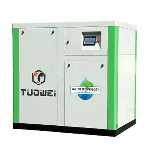 Baixo Ruído Melhor Preço 7.5kW 10Hp 100% Óleo Livre Lubrificação De Água De Velocidade Variável Compressor De Ar Do Parafuso Para Equipamentos Médicos