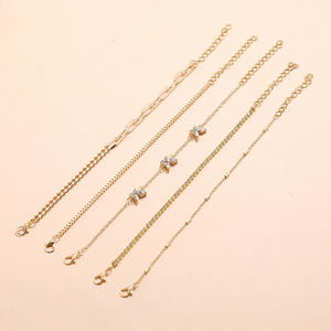 Fashion Jewelry <b>Sets</b> <b>Bracelet</b> <b>Set</b> Copper Alloy Crystal Rhinestone Butterfly Charm Women's Party Wear 5 Piece Collection - Product Image 3