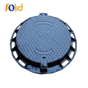 Couvre-regard en fonte ductile de marque SOLID conforme à la norme BS EN124 D400 avec <span class=keywords><strong>peinture</strong></span> au <span class=keywords><strong>bitume</strong></span>/<span class=keywords><strong>noir</strong></span> époxy, tailles DN600-DN800, fabricant - Product Image 3
