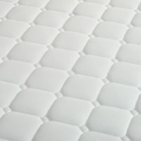 Matelas en tissu 3D à dureté modérée, mousse à mémoire de forme amovible et fibres d'air 4D, matelas à ressorts ensachés indépendants à double usage