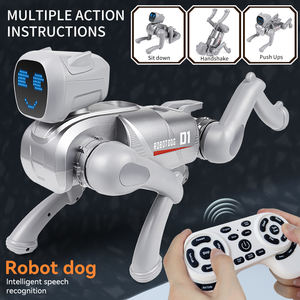 Jouets robotiques pour chiens intelligents IA, jeu 3D VR, télécommande 4 canaux, modèle mécanique, animaux RC avec musique et lumière - Product Image 3