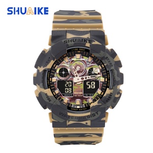 Montre de sport numérique multifonctionnelle personnalisable, étanche, à lumière froide, pour homme - Product Image 5