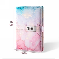 Journal personnalisé en cuir PU avec impression de logo personnalisé carnet de notes à couverture rigide rechargeable avec verrouillage par mot de passe