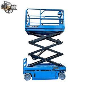 Rong Yu JT-GZ0406 CE12m14m16m18m 20m 22m Lift Gunting Hidrolik Elektrik Berpenggerak Sendiri Platform Baja Kapasitas 80-1000kg - Product Image 4