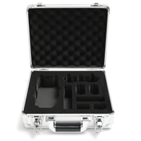 Boîte de rangement en aluminium boîtier de transport en aluminium étanche pour équipement médical Machine valise à outils en aluminium avec mousse personnalisée