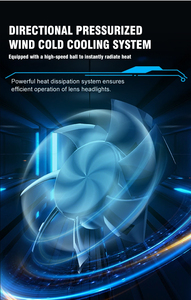 2026 de alta potencia 400W 60000lm tres tubos de cobre H7 H11 9005 9006 H4 luz LED de coche nuevas bombillas de faros LED automáticos para VW <span class=keywords><strong>Mini</strong></span> - Product Image 2