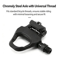Pédales de vélo de route durables à verrouillage automatique avec crampons antidérapants, accessoires de cyclisme