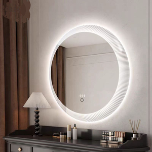 <span class=keywords><strong>Espejo</strong></span> de Pared de Diseño Moderno <span class=keywords><strong>80X80</strong></span>, <span class=keywords><strong>Espejo</strong></span> de Baño <span class=keywords><strong>LED</strong></span> Redondo con Certificación CE, <span class=keywords><strong>Espejo</strong></span> Inteligente para Baño - Product Image 6
