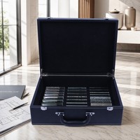 Valise d'échantillons de carreaux de céramique et de pierres naturelles à prix d'usine avec boîtes de présentation pour granit, marbre et quartz