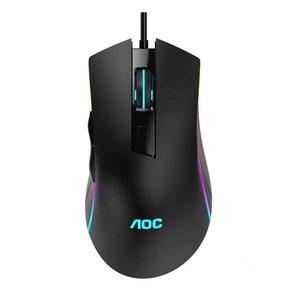 Aoc Gm120 Wired Gaming <b>Mouse</b> Rgb Backlit Optical 6 Buttons Right Hand Ergonomic <b>Usb</b> For Pc Laptop Students - Product Image 4