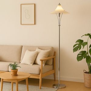 Lampe <span class=keywords><strong>sur</strong></span> pied Magnolia rétro moderne <span class=keywords><strong>en</strong></span> gros <span class=keywords><strong>en</strong></span> <span class=keywords><strong>ligne</strong></span>, style europé<span class=keywords><strong>en</strong></span> mi-siècle, <span class=keywords><strong>en</strong></span> acrylique blanc pour chambres et bureaux - Product Image 4