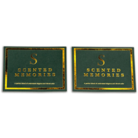Étiquette Personnalisée de Luxe pour Bouteille de Parfum, Autocollant Adhésif Imperméable en Vinyle avec Dorure à Chaud en Relief pour Flacons de Parfum